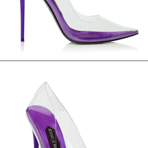 FANCY STILETTO 120 MM | PURPLE size 7.5   A259 - Picture 2 of 9